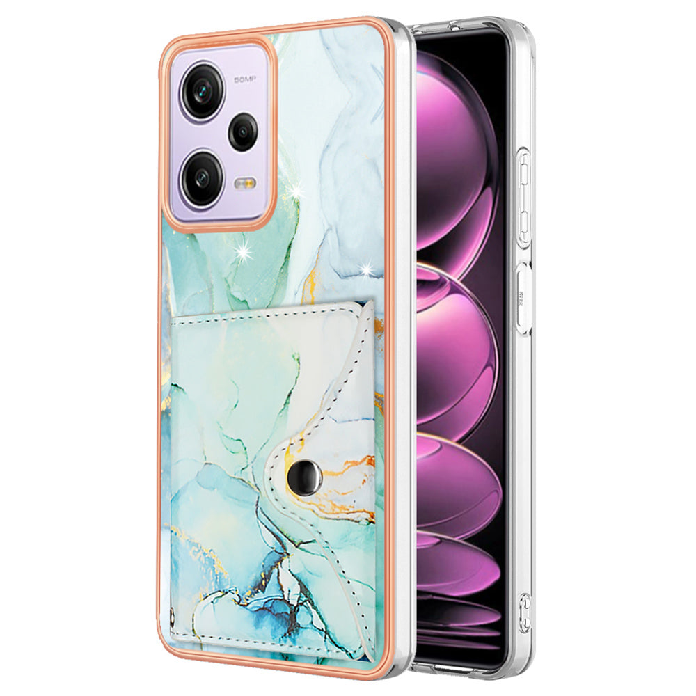 For Xiaomi Redmi Note 12 Pro 5G / Note 12 Pro Speed 5G / Poco X5 Pro 5G IMD Case with Card Holder For Xiaomi Redmi Note 12 Pro 5G / Note 12 Pro Speed 5G / Poco X5 Pro 5G IMD Case with Card Holder